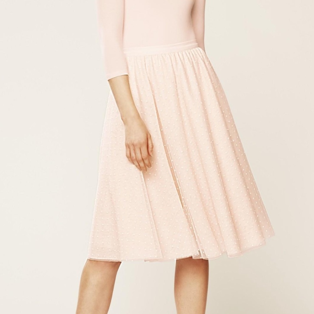 SJP by Sarah Jessica Parker Gilt ten layer skirt pink